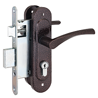 Птимаш ЗВ4-3.07 медь Замок врезной с/руч (10)