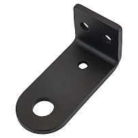 Домарт Проушина усиленная угловая 40*85*40  (толщ. 5мм) черный  d 15мм (50) 