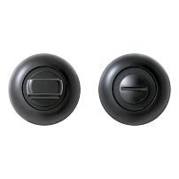 Сантехническая завертка к ручкам СТАНДАРТ P-BK-R1 BL матовый черный (100,5)