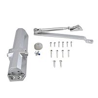 NOTEDO Доводчик дверной  DC-095 легкий характер SILVER  до 120кг сереб. EN3-EN5 (10)