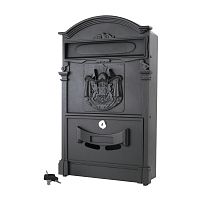 Ящик почтовый АЛЛЮР №4010 черный (5) Ящик почтовый АЛЛЮР №4010 черный (5)