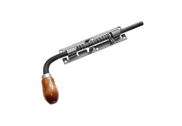 Засов Домарт с пружиной ЗСП-300 мод.2 б/п d-16мм (5)