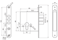 Рязань ЗВ 1-2БМ/11СО.КН-005 без ЦМ 89600 Замок врезной б/руч (20) Рязань ЗВ 1-2БМ/11СО.КН-005 без ЦМ 89600 Замок врезной б/руч (20)