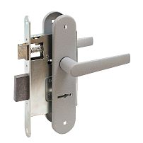 Птимаш ЗВ9-4.08 хром Замок врезной с/руч (10) Птимаш ЗВ9-4.08 хром Замок врезной с/руч (10)