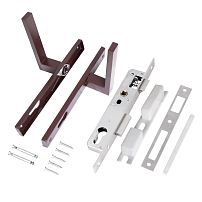 СТАНДАРТ 8520.00.8017 коричневый, БЕЗ Ц/М Замок врезной с/руч (20) СТАНДАРТ 8520.00.8017 коричневый, БЕЗ Ц/М Замок врезной с/руч (20)