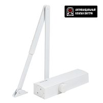 БУЛАТ Доводчик дверной PROFI (ПРОФИ) ДД 802/5 B-W (25-120 кг) белый, морозостойкий (10) БУЛАТ Доводчик дверной PROFI (ПРОФИ) ДД 802/5 B-W (25-120 кг) белый, морозостойкий (10)