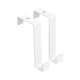 АЛЛЮР КДН-2 (20х40) белый 2 шт. Крючок на дверь навесной (30)