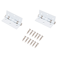 АЛЛЮР 20325 (77х64) 2BB-FHP WW 2 подш.,белая Петля дверная 2 шт (50,10)