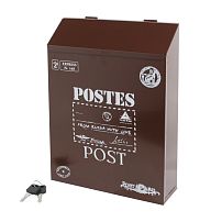 Ящик почтовый АЛЛЮР №3010 шоколадно-коричневый (4) Ящик почтовый АЛЛЮР №3010 шоколадно-коричневый (4)