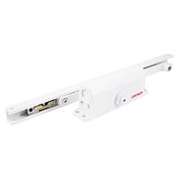 АЛЛЮР Доводчик дверной COMFORT ДД 168/3-4 AH-W (до 100 кг) белый RAL9016, со скользящей тягой (10)