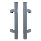 БУЛАТ РС-03.400.7024 сер.графит, регулируемая,  ручка скоба для аллюм. и ПВХ дверей,(АРД-03)(16)