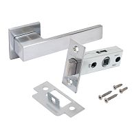 АЛЛЮР АРТ "РИНГО" SC+L45-8 SC (8390/S45) матовый хром Комплект ручка и защелка (20) АЛЛЮР АРТ "РИНГО" SC+L45-8 SC (8390/S45) матовый хром Комплект ручка и защелка (20)