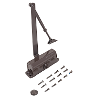 NOTEDO Доводчик дверной DC-180 легкий характер BROWN  до 180кг коричневый (10)