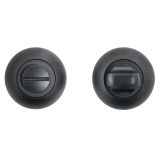 Сантехническая завертка к ручкам АЛЛЮР АРТ BK-R1 BL(31150) матовый черный (100,10)