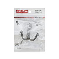 StahlBuro 308 BL матовый черный ЕВРОПАКЕТ крючок-вешалка (300,50)
