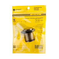 СТАНДАРТ 588А-2 AB ст.бронза ЕВРОПАКЕТ ограничитель дверной цилиндр (200,50)