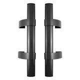 БУЛАТ РС-03.345.9005 черный, регулируемая, ручка скоба для аллюм. и ПВХ дверей,(АРД-03)(16)