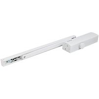 БУЛАТ Доводчик дверной PROFI ДД 802/5 BH-W (25-120кг) белый со скольз.тягой, морозостойкий (10)