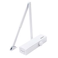 БУЛАТ Доводчик дверной PROFI ДД 812/5 С-W (25-120 кг) белый (10) 