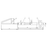 Засов Киров Секрет ЗД-09 под сварку (20)