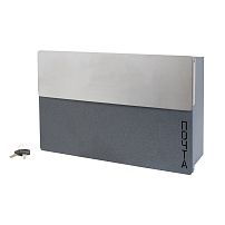 Ящик почтовый АЛЛЮР №5010 графит металлик серый (6) Ящик почтовый АЛЛЮР №5010 графит металлик серый (6)