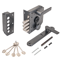 Герион "Эталон НРЗ" Правый ЗЩ ЗД для внутр.дв. с/ручкой 5кл Замок накладной тяж. (5,3)