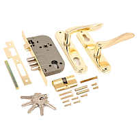 АЛЛЮР 102/3 GP латунь Замок врезной с/руч (12) АЛЛЮР 102/3 GP латунь Замок врезной с/руч (12)