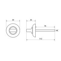 Поворотник СТАНДАРТ P-SLBK6 BL квадрат 6мм матовый черный (100,10) Поворотник СТАНДАРТ P-SLBK6 BL квадрат 6мм матовый черный (100,10)