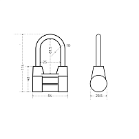 АЛЛЮР ВС2-4-01KA d10мм с одной секретностью Замок навесной (72,6!!!) АЛЛЮР ВС2-4-01KA d10мм с одной секретностью Замок навесной (72,6!!!)