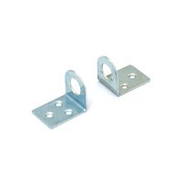 Проушина д/нав.замков 30х70 угловая цинк d15мм пара Упакованная (100)