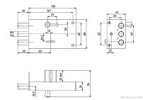 Сенат ЗНС3-5 5кл б/о Соболь 130 Замок накладной (10)