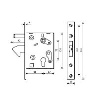 БУЛАТ ЗВ4-1К.60.72.25.04 хром 60мм под ц/м, м/о 72 мм Замок врезной ДЛЯ ОТКАТНЫХ ВОРОТ б/руч (20) БУЛАТ ЗВ4-1К.60.72.25.04 хром 60мм под ц/м, м/о 72 мм Замок врезной ДЛЯ ОТКАТНЫХ ВОРОТ б/руч (20)