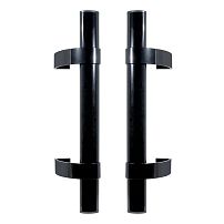 БУЛАТ РС-03.400.9005 черный, регулируемая, ручка скоба для аллюм. и ПВХ дверей,(АРД-03)(16)