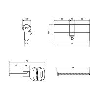 АЛЛЮР HD F 70-5К WHITE белый перф.кл Цилиндровый механизм (50,10) АЛЛЮР HD F 70-5К WHITE белый перф.кл Цилиндровый механизм (50,10)