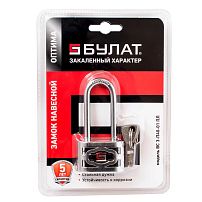 БУЛАТ ВС 3-П40-01 ПЛ стальной 5кл. d=6мм Замок навесной (72,12)