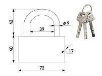 Soller Extra (Экстра) 801-80HD сатин Замок навесной (36,6) Soller Extra (Экстра) 801-80HD сатин Замок навесной (36,6)