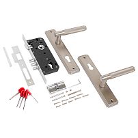 БУЛАТ ЗВ4-3.02.08 ФЕРОНА матовый никель 5 перф.кл. Замок врезной с/руч (12) БУЛАТ ЗВ4-3.02.08 ФЕРОНА матовый никель 5 перф.кл. Замок врезной с/руч (12)