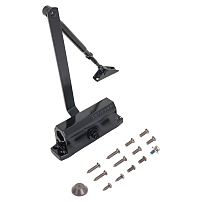 NOTEDO Доводчик дверной  DC-060 BLACK до 60 кг черный (10)