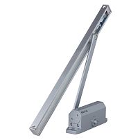 БУЛАТ Доводчик дверной ARCTIC ДД 502/4 AH-S (40-90 кг) серебро  со скольз. тягой, морозостойкий (10) БУЛАТ Доводчик дверной ARCTIC ДД 502/4 AH-S (40-90 кг) серебро  со скольз. тягой, морозостойкий (10)