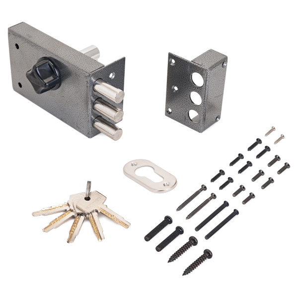 АЛЛЮР ЗН 1-5 В Замок накладной (20) купить оптом в Екатеринбурге - Замки накладные для деревянных дверей ПТК