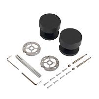 АЛЛЮР "IDEALE" (ИДЕАЛЕ) BL (57150) матовый черный Комплект ручек (20)