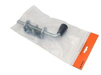 Засов Домарт пружинный (75) 160мм цинк (10) Засов Домарт пружинный (75) 160мм цинк (10)