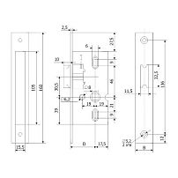 Гардиан PROFI (ПРОФИ) 35.1.16 б/о Защелка (24)