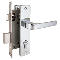 АЛЛЮР 126/1 CP хром Замок врезной с/руч (12) АЛЛЮР 126/1 CP хром Замок врезной с/руч (12)