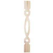 Балясина арт.008 размер 18х110х950 мм Балясина арт.008 размер 18х110х950 мм