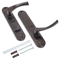 Эльбор  4.642 д/замка 1.06.42/1.06.40/1.05.41/1.05.42  лев.сув.антик медь "Капля"Комплект ручек(10)