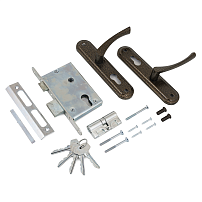 СТАНДАРТ Россия ЗВ4-3.07С бронза  Замок врезной с/руч  (10)