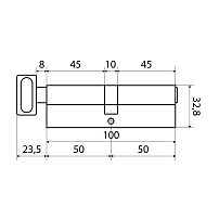 Стандарт MAX 100 (50х50В) SN 5кл мат.никель перф.ключ/верт. Цилиндровый механизм (60,10) Стандарт MAX 100 (50х50В) SN 5кл мат.никель перф.ключ/верт. Цилиндровый механизм (60,10)