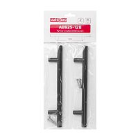 StahlBuro A8925-128 2шт., BL матовый черный. Ручка-скоба мебельная (100,10) StahlBuro A8925-128 2шт., BL матовый черный. Ручка-скоба мебельная (100,10)