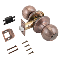 СТАНДАРТ 607 BK AC ст.медь фикс Защёлка (30)